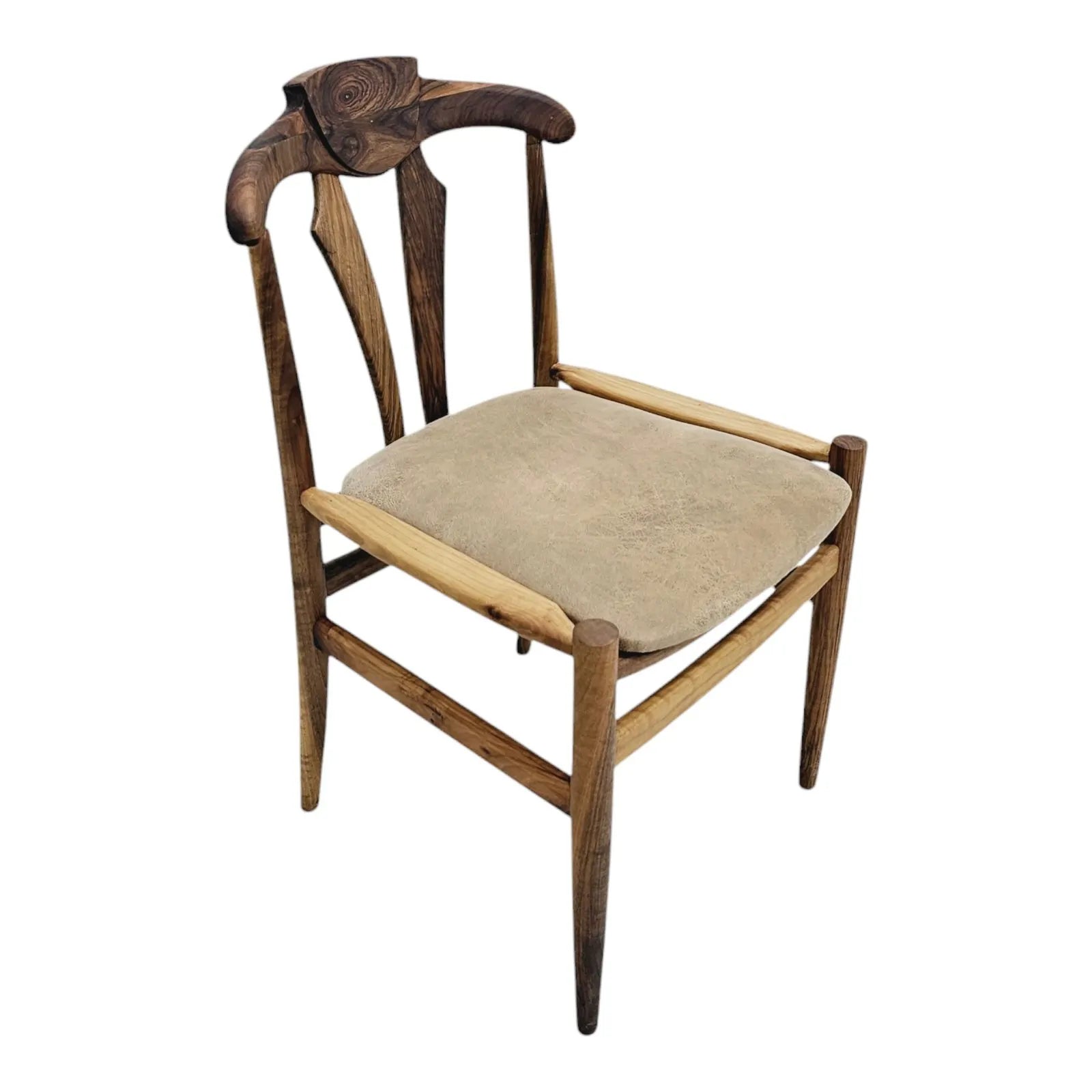 HASAGAC Rove Modern Wooden Chair | Ergonomic Design, Natural Wood Texture