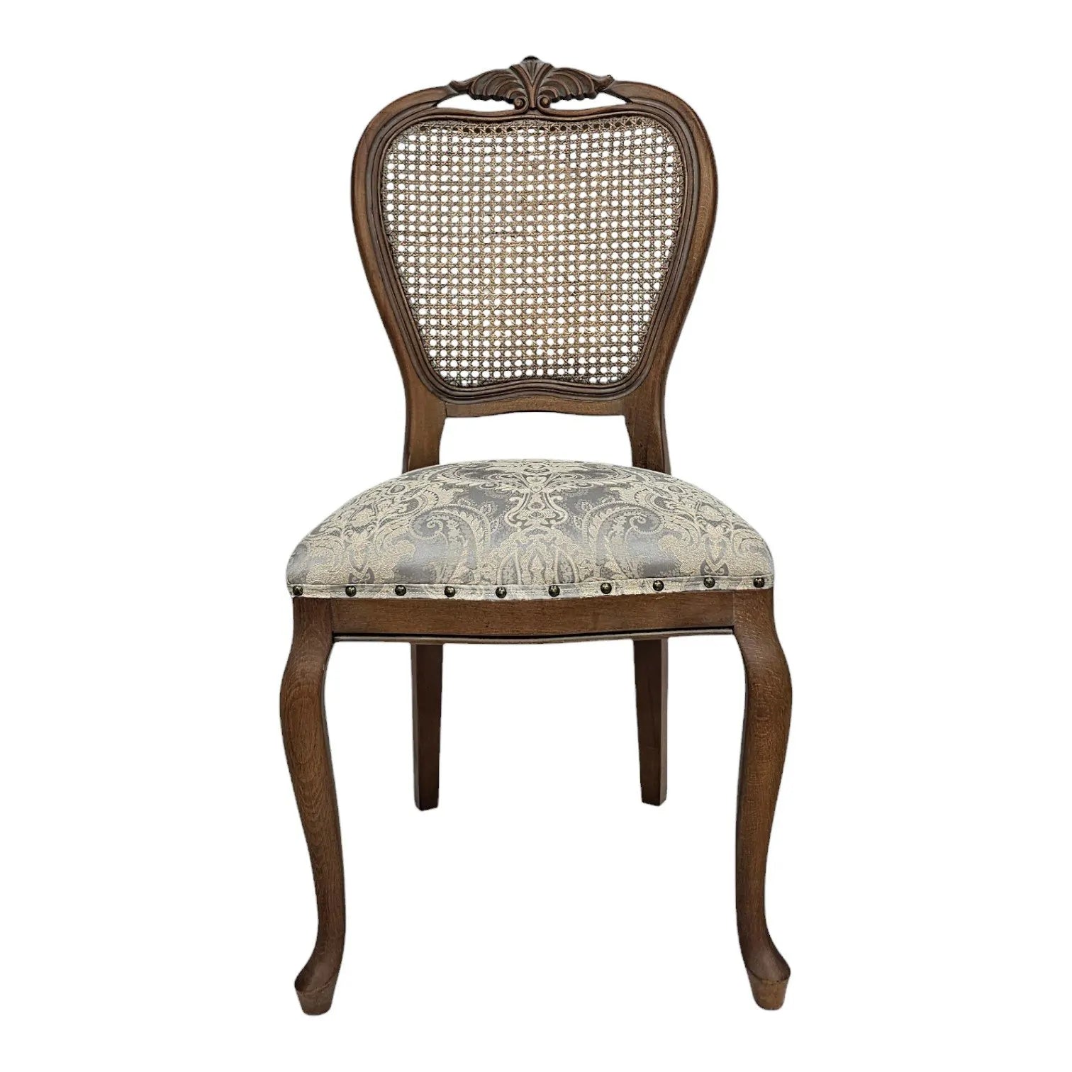 HASAGAC Rende Classic Chair - Vizon Wood with Rattan Details