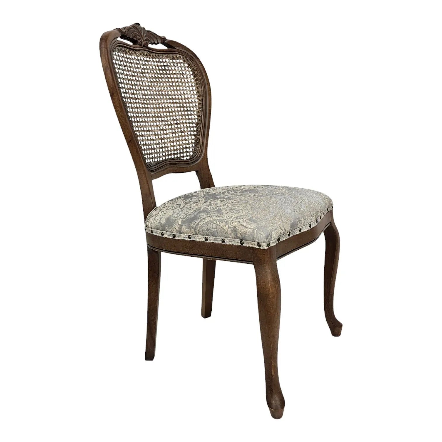 HASAGAC Rende Classic Chair - Vizon Wood with Rattan Details