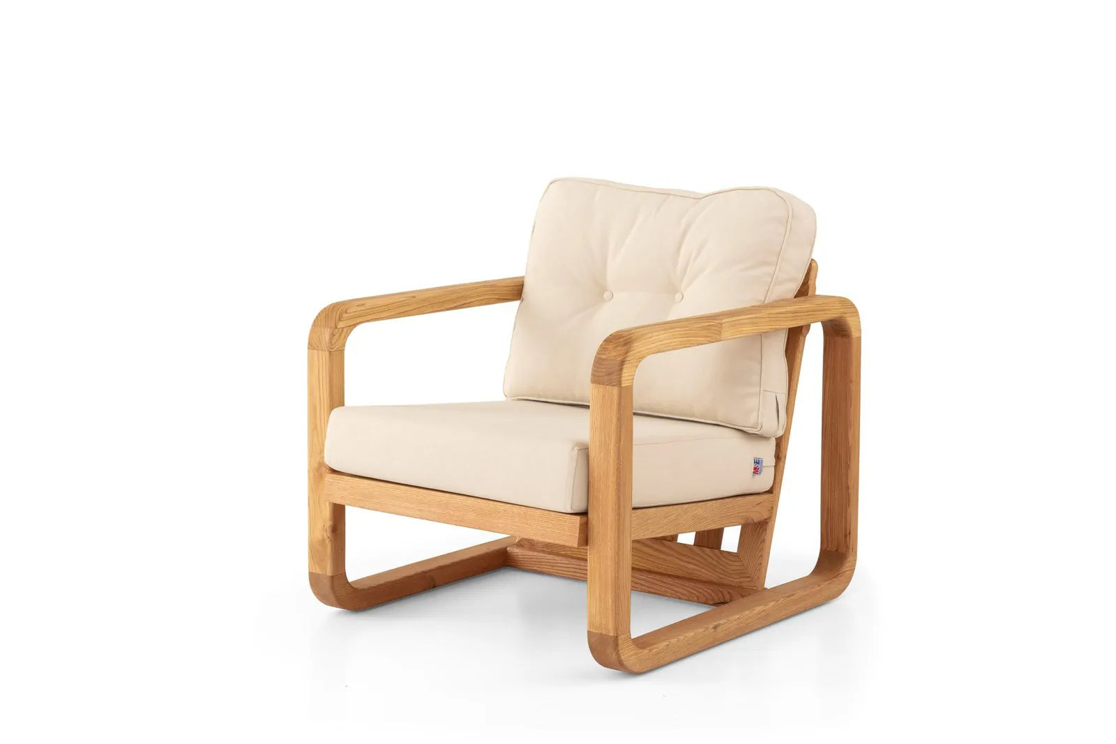 HASAGAÇ Sei Balcony Set | Luxury Natural Wood Outdoor Seating Group